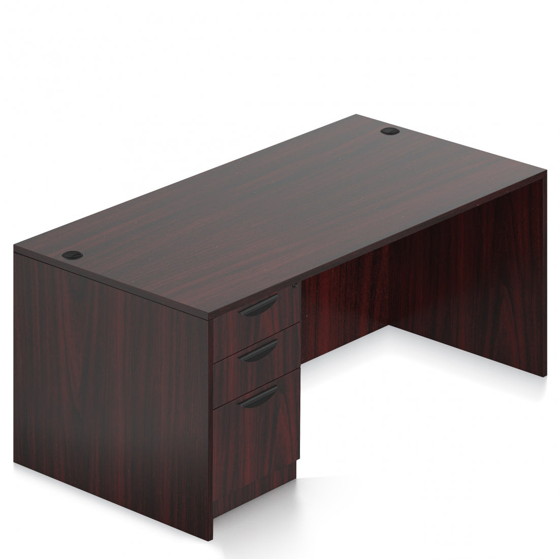 OTG 48"W x 24"D Rectangular Desk - Single Full Pedestal