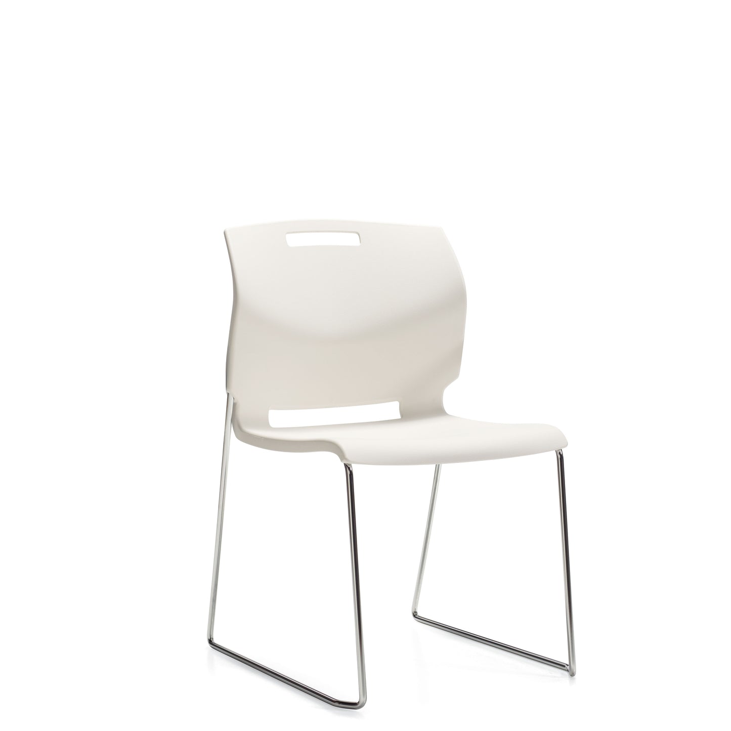 Global Popcorn Armless Chair, Polypropylene Seat & Back 6711
