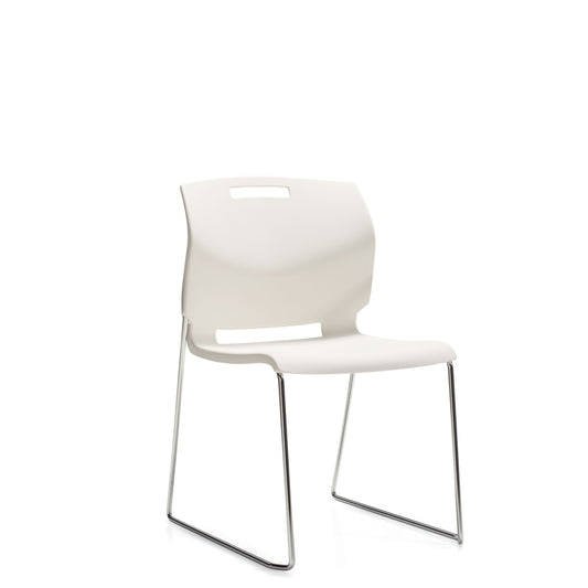 Popcorn Armless Chair, Polypropylene Seat & Back 6711