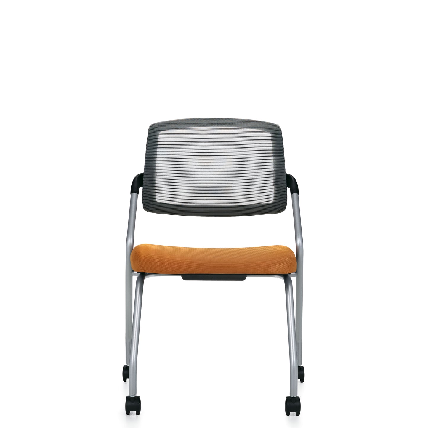 Global Spritz Armless Flip Seat Nesting Chair, Casters 6764C