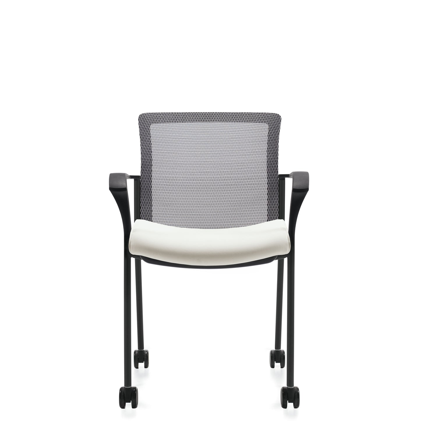 Vion Mesh Low Back Armchair with Casters - 6325C